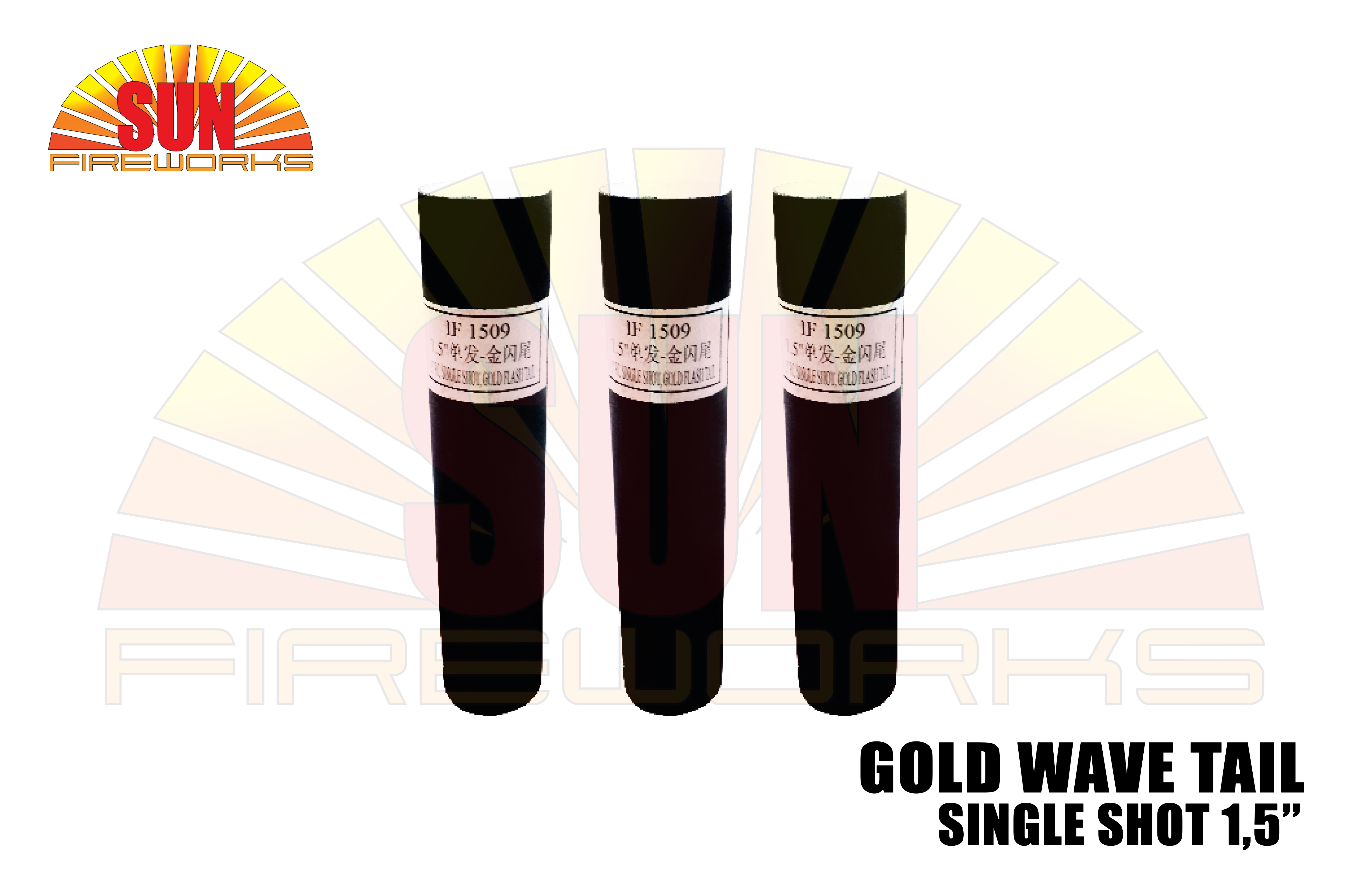 single shot 1,5_ gold wave tail